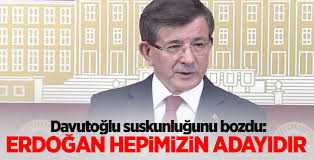Davutoğlu'ndan Cumhurbaşkanı Erdoğan'a tam destek