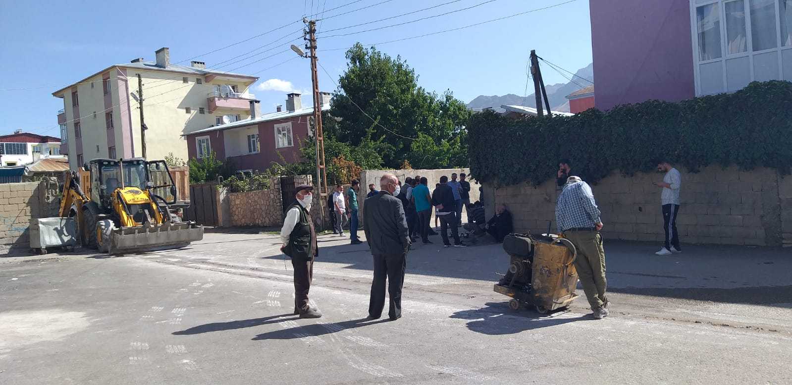 Van'da doğalgaz gerginliği! işçilere izin vermediler