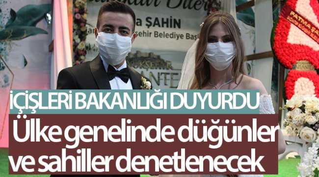 81 İlde yapılan Düğün,Nişan ve Nikah Denetim altında olacak...