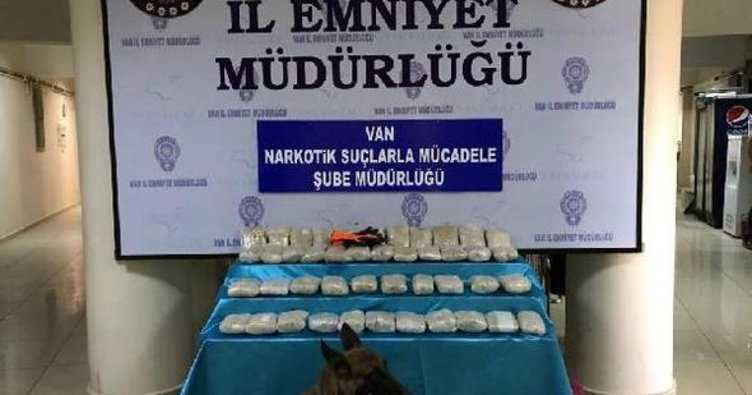 Van'da 22 kilo 342 gram eroin ele geçirildi