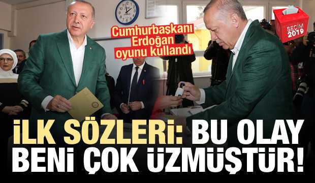 Cumhurbaşkanı Erdoğan: Bu olay beni çok üzmüştür