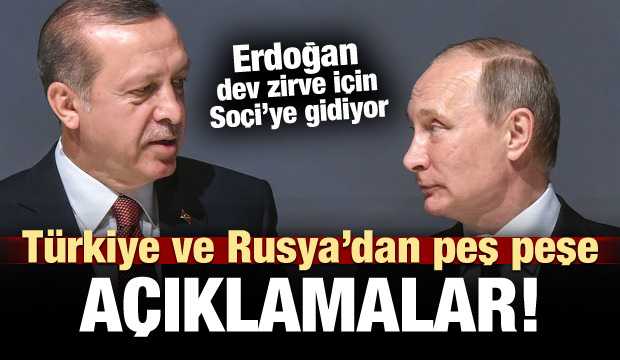 Türkiye ve Rusya'dan peş peşe açıklamalar!