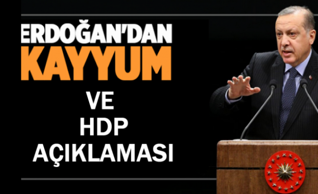 Erdoğan'dan Kayyım atamaları olacak mı? sorusuna flaş yanıt!