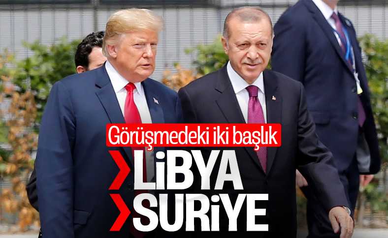 Cumhurbaşkanı Erdoğan, Trump ile görüştü