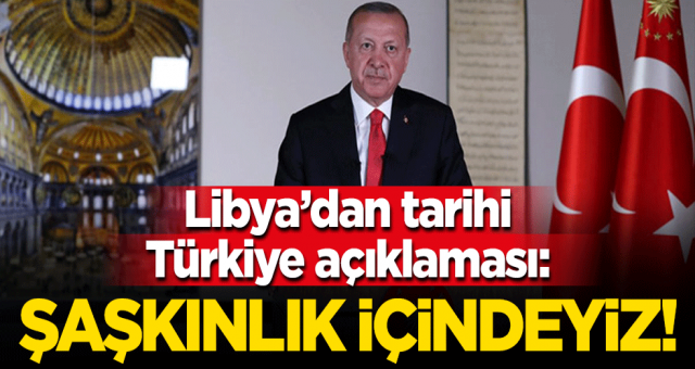 Libya'dan tarihi Türkiye