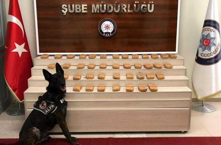 Şüpheli kamyonette eroin ele geçirildi