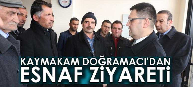 Kaymakam Doğramacı’dan esnaf ziyareti