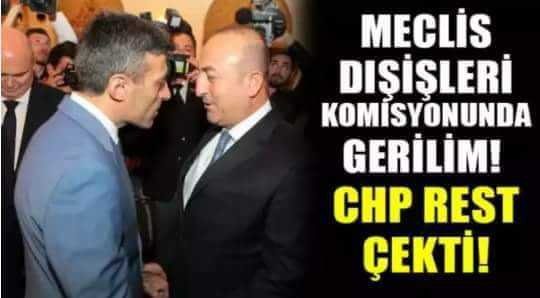 Meclis Dışişleri Komisyonunda gerilim! Yılmaz’dan Çavuşoğlu’na: Haddini bil!