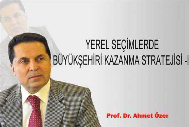 Prof Dr. Ahmet Özer 2019 yerel seçim analizi...
