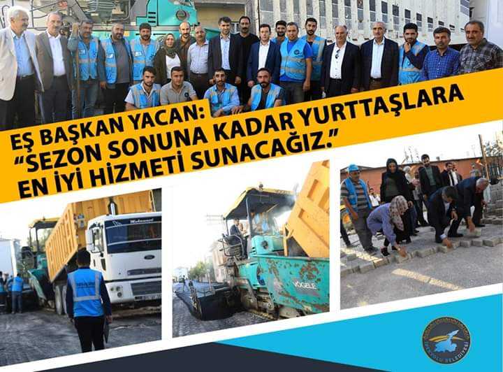EŞ BAŞKAN YACAN, ÇALIŞMALARI YERİNDE İNCELEDİ