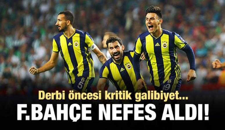 Fenerbahçe nefes aldı!