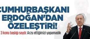 Cumhurbaşkanı Erdoğan'dan özeleştiri!