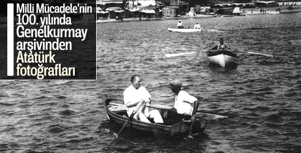 Genelkurmay arşivlerindeki Atatürk fotoğrafları yayınlandı
