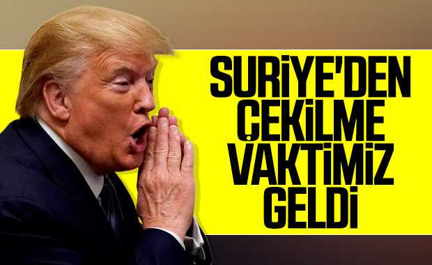 Trump'tan Suriye açıklaması