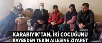 Karabıyık’tan,Tekin ailesine ziyaret