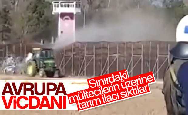 Yunan çiftçiler mültecilere tarım ilacıyla saldırdı