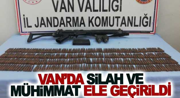 Van’da silah ve mühimmat ele geçirildi