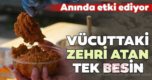 Vücuttaki zehri atan süper besin!