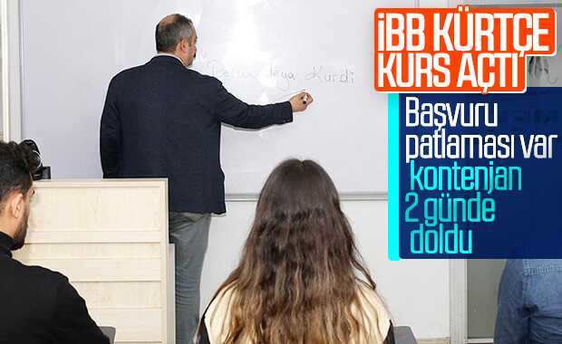 İSMEK'in Kürtçe kursunda kontenjanlar doldu. HDP'DEN TAM DESTEK...