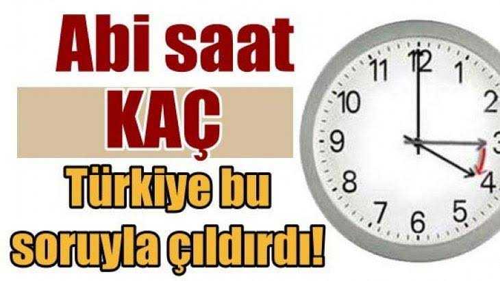 Saatler geri alınacak mı? Türkiye'de şu an saat kaç?