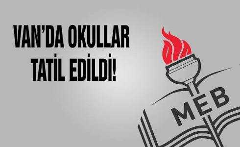 Vanda okullar Tatil...