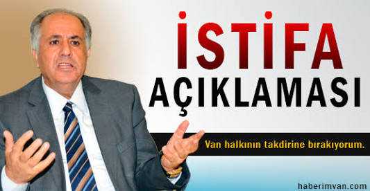Kandaşoğlu, VANTSO meclis üyeliğinden istifa etti