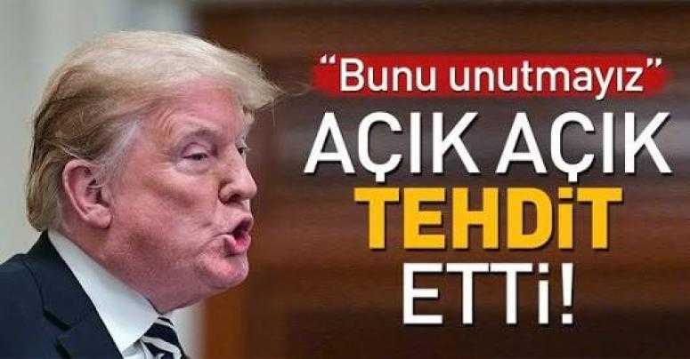 Trump'tan bu kez Ortadoğu ülkelerine tehdit