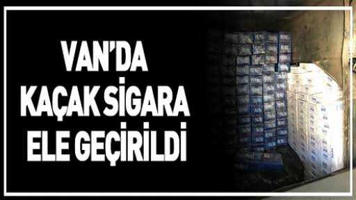VAN'DA KAÇAK SİGARA OPERASYONU
