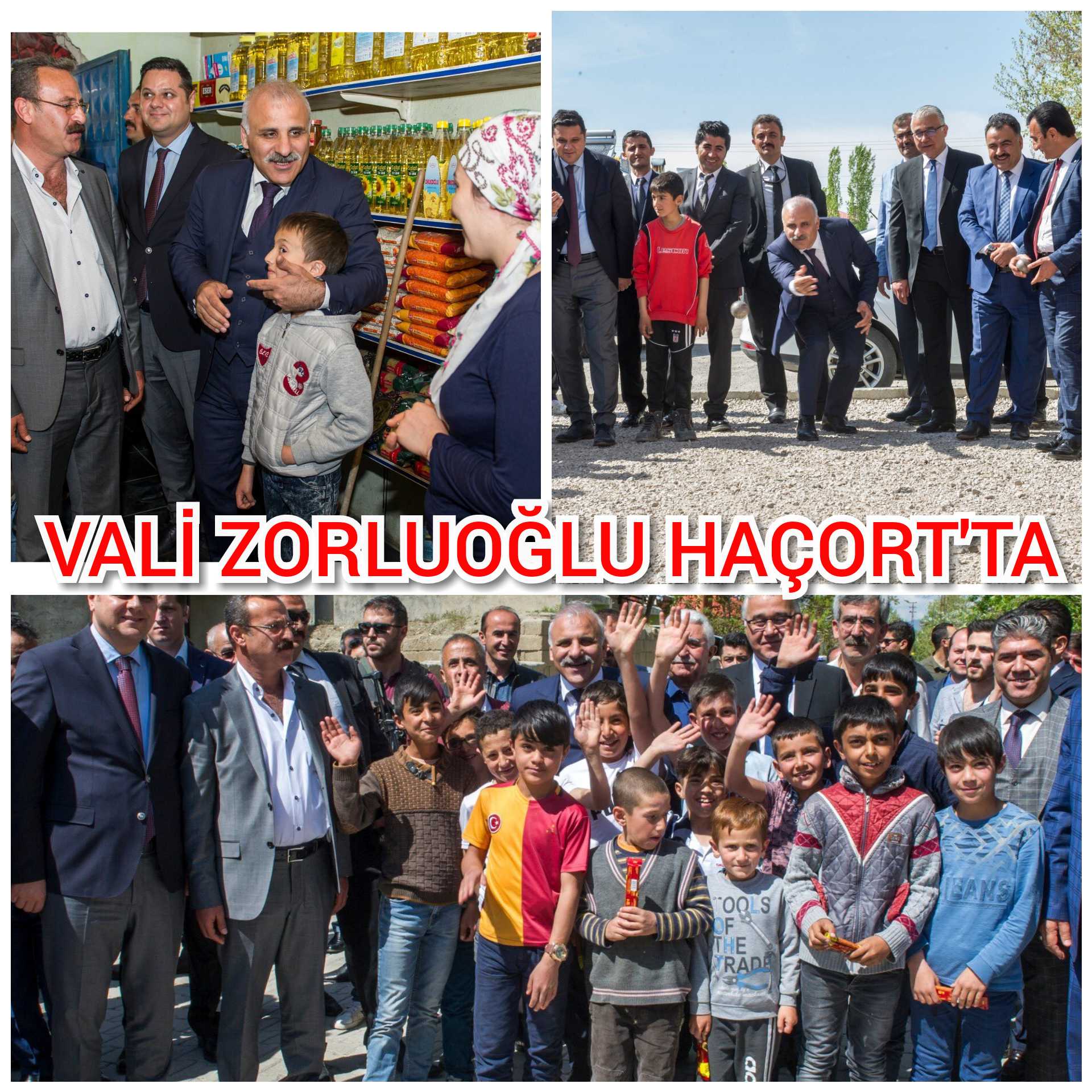 Vali Xaçortta Gevdan Aşiret ağası Mehmet Aslan eşlik etti.