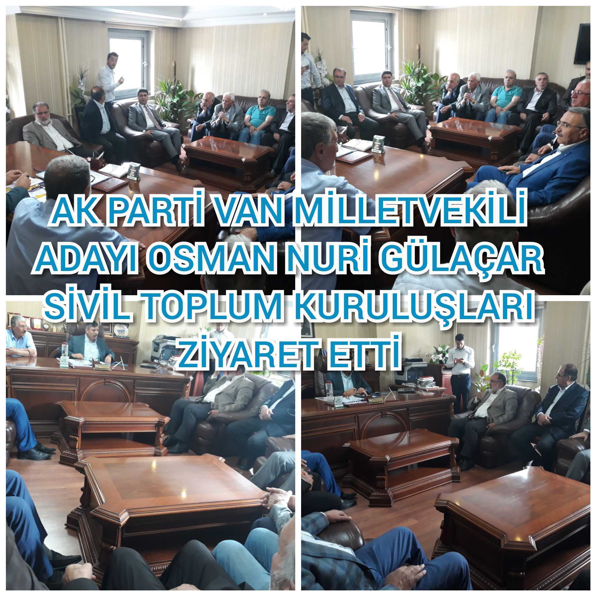 Ak parti Milletvekili Aday Osman Nuri Gülaçar Seçim çalışmaları devam ediyor