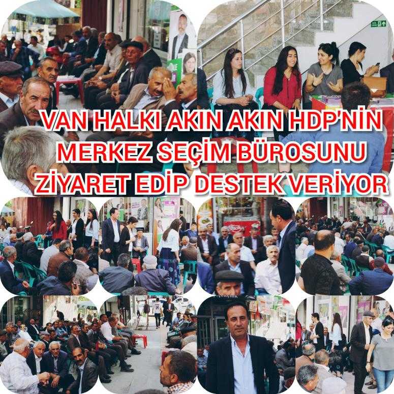 Halktan Oluk oluk HDP'ye destek ziyareti