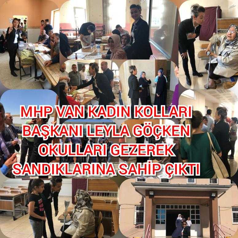 KORKUSUZ MHP'Lİ KADIN KOLLARI BAŞKANI LEYLA GÖÇKEN HACIBEKİR'DE