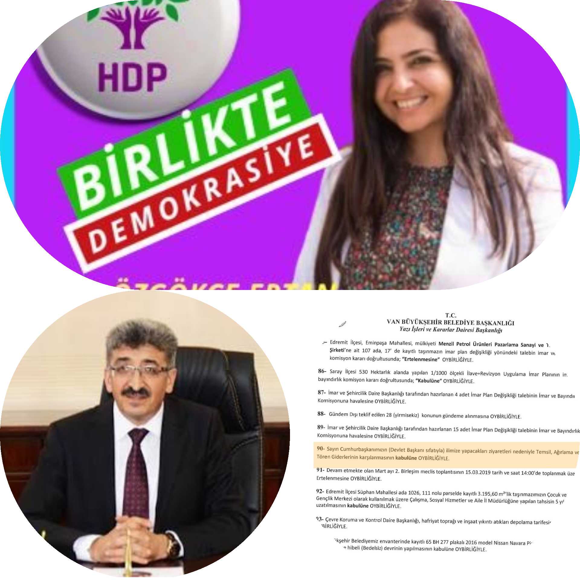 Bedia Özgökçe Ertan'dan Van Valisinden Açıklama bekliyoruz dedi.