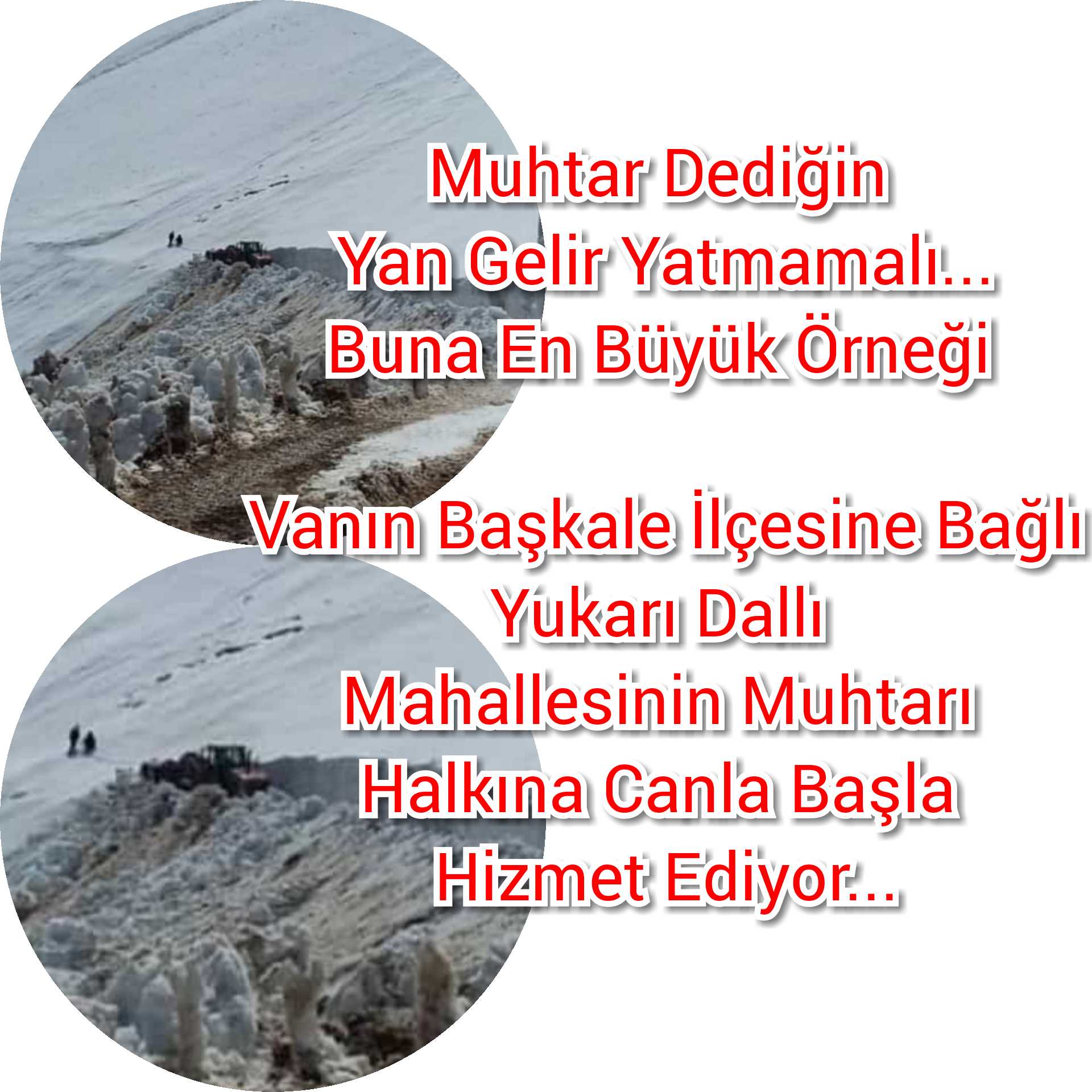 Güven Tazeleyen Muhtar Abdulkerim YESİLAGAÇ köy sorunlarını bir bir çözüyor.