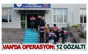 Van'da operasyon: 12 gözaltı