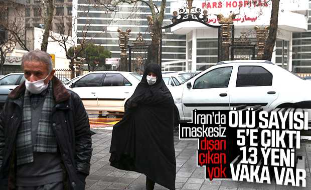 İran'da ölü sayısı 5'e çıktı
