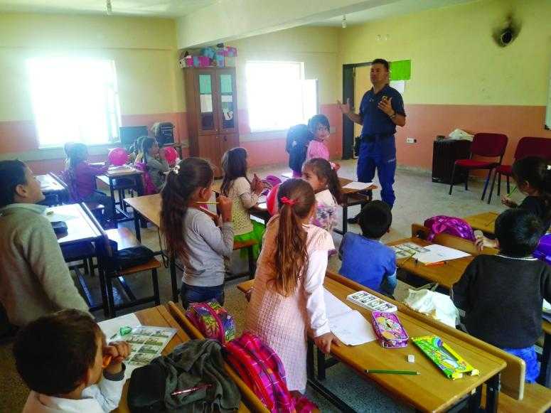 Jandarma okullarda çocukların güvenliği için çalışıyor