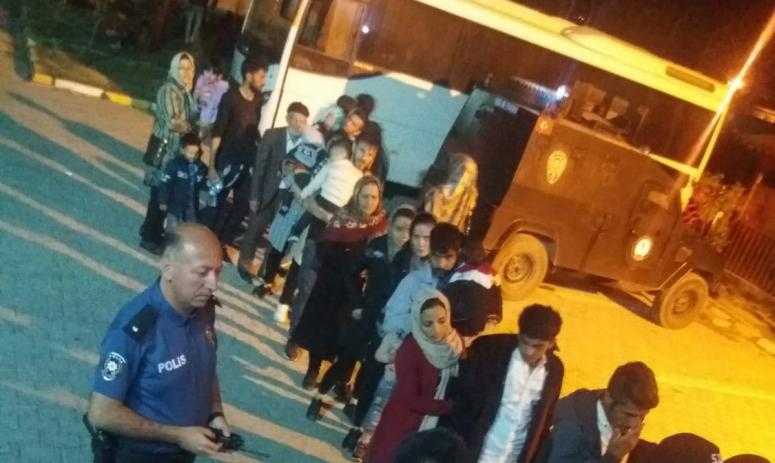 Tuşba'da kaçak şahıs operasyonu...