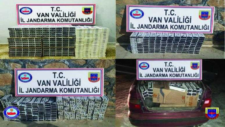 Jandarma’dan kaçak sigara operasyonu...