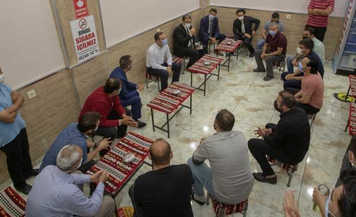 Kaymakam Aslan’dan taraftar sokak esnafına ziyaret