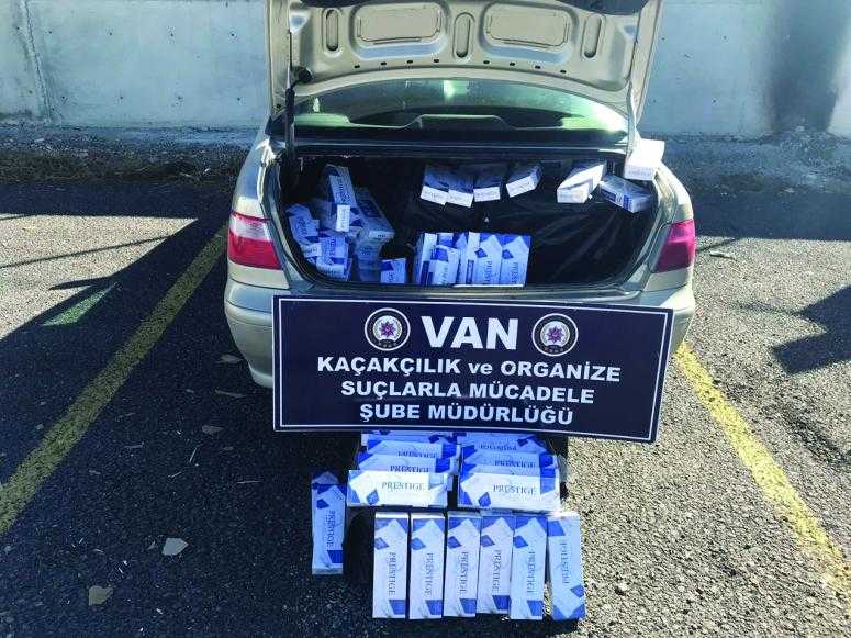 Van’da sigara kaçakçılığı