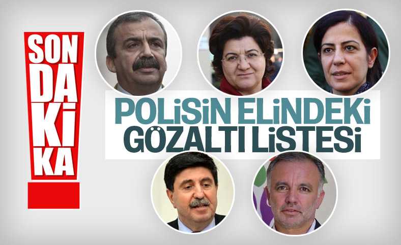 HDP'li eski vekillere gözaltı