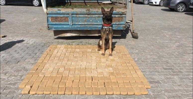 Şüpheli kamyonette 155 kilo eroin ele geçirildi
