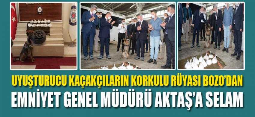 Uyuşturucu kaçakçıların korkulu rüyası Bozo’dan Emniyet Genel Müdürü Aktaş’a selam