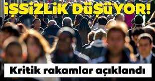 TÜİK işsizlik rakamlarını açıkladı