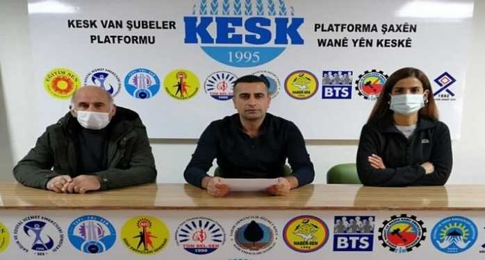 Van KESK Şubeler Platformundan Gerçüş Açıklaması