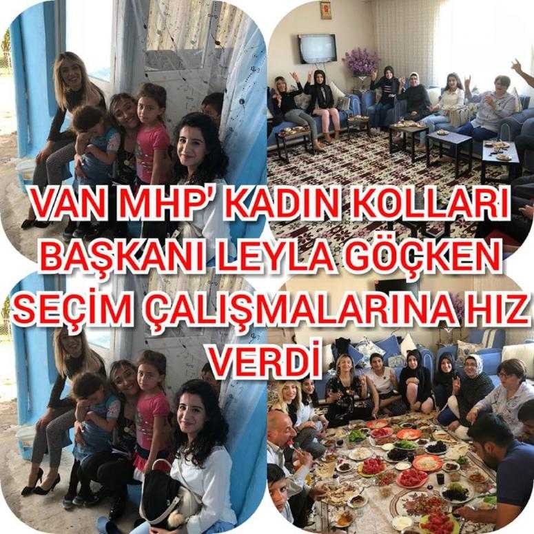 MHP'Lİ LEYLA GÖÇKEN; MERKEZ KÖYLERDE ÇALIŞMALARINA HIZ VERDİ...