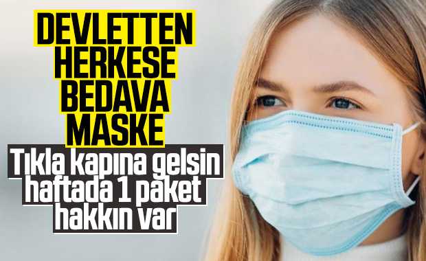 ücretsiz maske dağıtımı