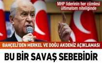 Bahçeli'den Merkel ve Doğu Akdeniz açıklaması