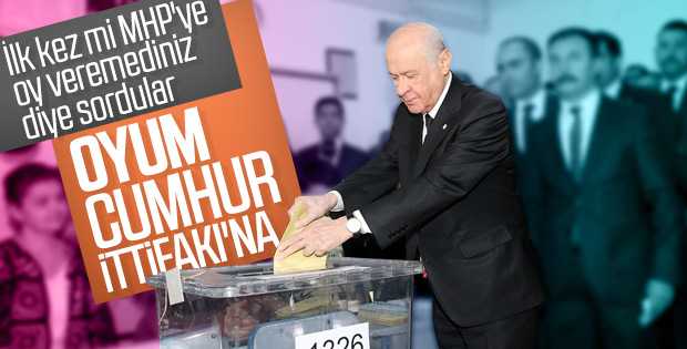 Devlet Bahçeli oyunu kullandı